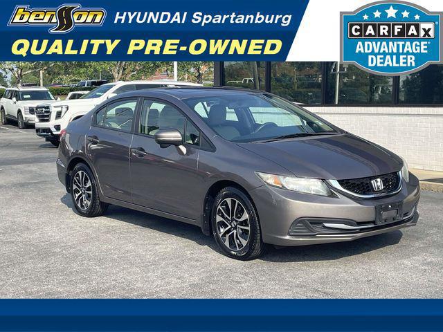 2014 Honda Civic EX for sale in SPARTANBURG, SC
