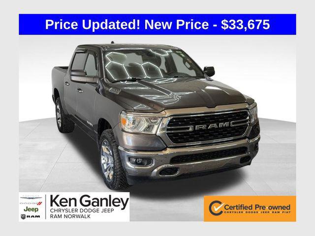2022 Ram 1500 Big Horn Crew Cab 4x4 5'7" Box for sale near NORWALK, OH