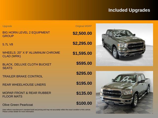 2021 Ram 1500 Big Horn Crew Cab 4x4 5'7" Box