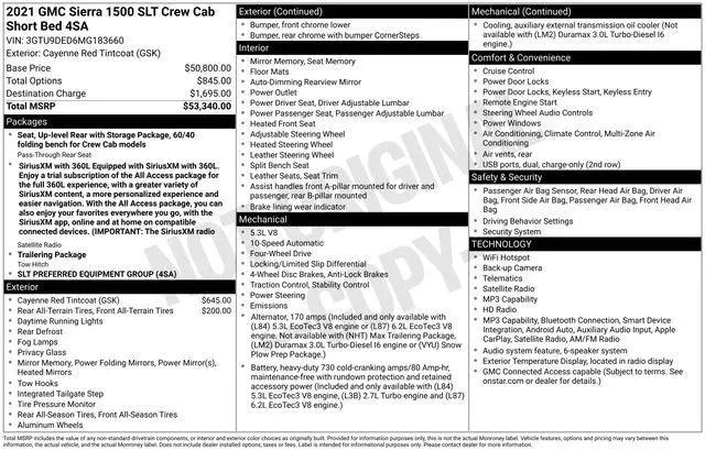 2021 GMC Sierra 1500 4WD Crew Cab Short Box SLT for sale in Tulsa, OK
