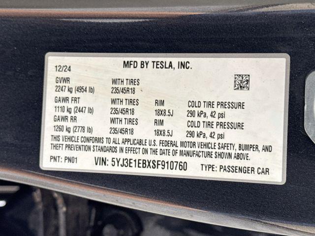 2025 Tesla Model 3 Long Range All-Wheel Drive