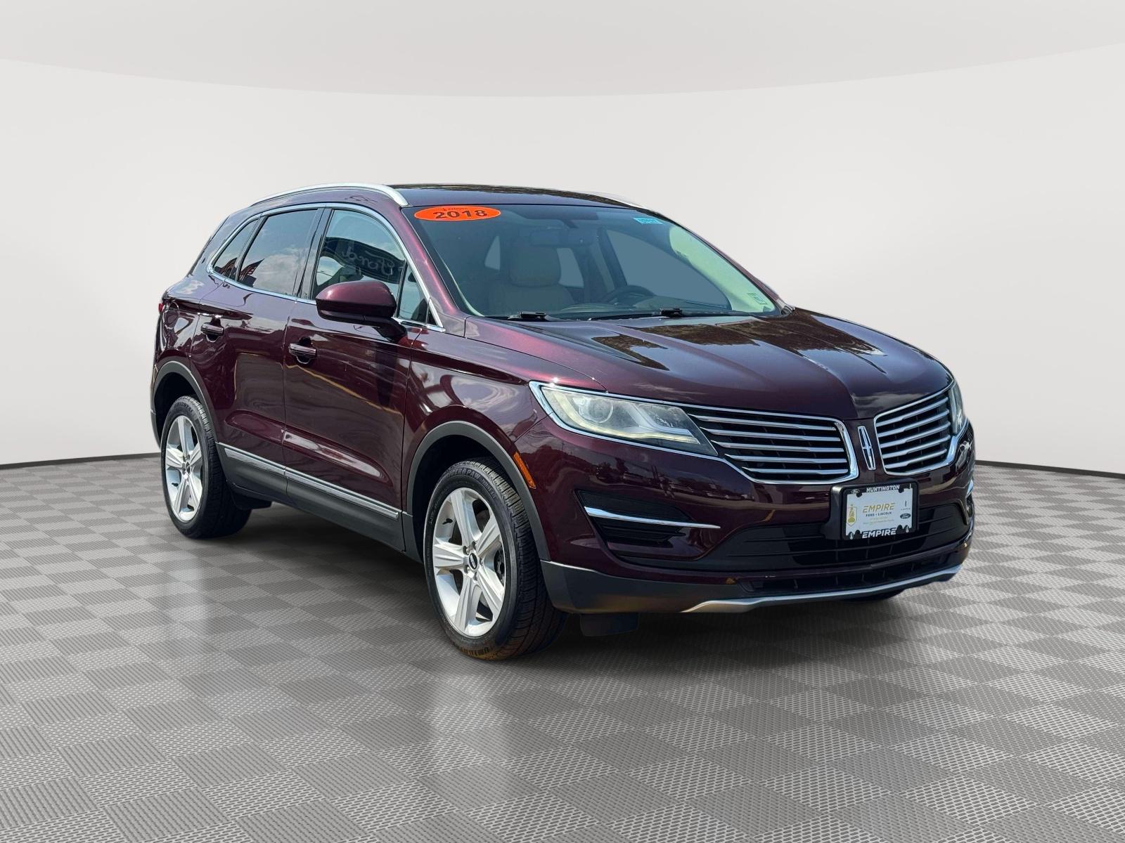 Red (Burgundy Velvet Metallic Tinted Clearcoat) 2018 Lincoln MKC SUV / Crossover All-Wheel Drive Automatic