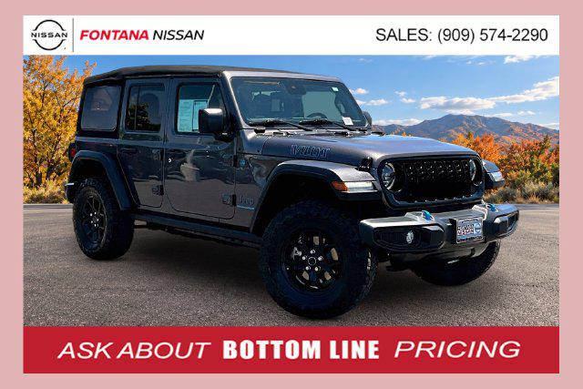 2024 Jeep Wrangler 4xe Willys 4xe for sale in Fontana, CA