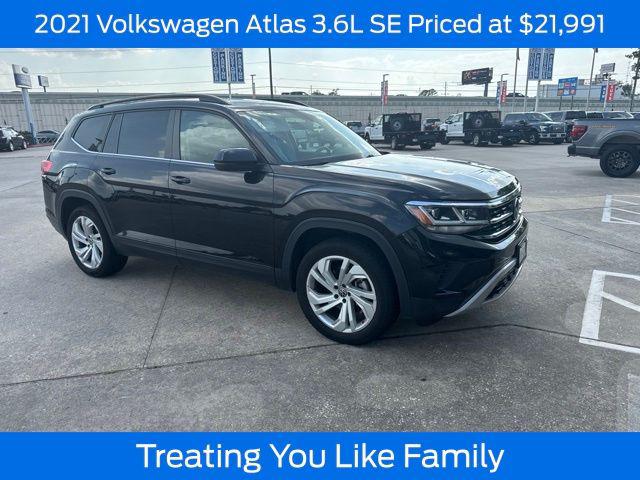 2021 Volkswagen Atlas 3.6 V6 SE w/ Technology for sale in Conroe, TX