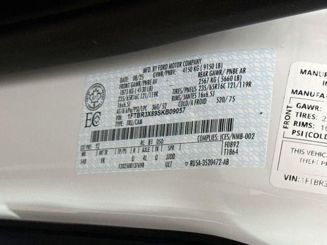 2025 Ford Transit Cargo Van 148 WB High Roof Extended Carg