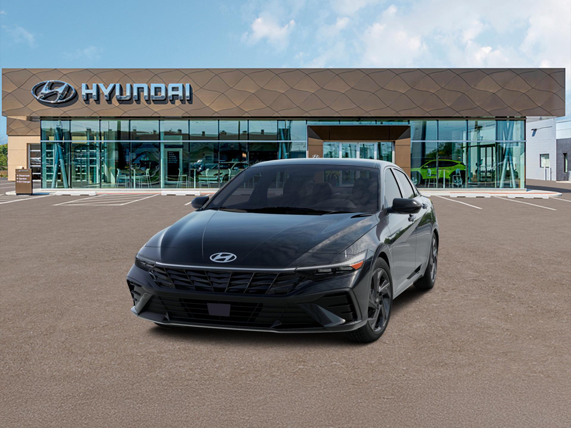 Abyss Black 2026 Hyundai Elantra Sedan Front-Wheel Drive Continuously Variable Transmission