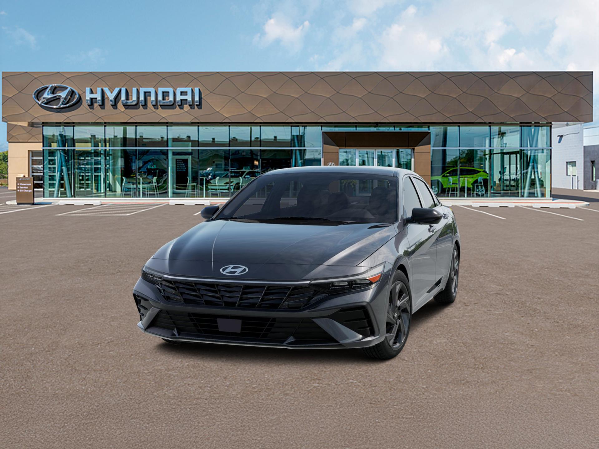 Ecotronic Gray 2026 Hyundai Elantra Sedan Front-Wheel Drive Continuously Variable Transmission