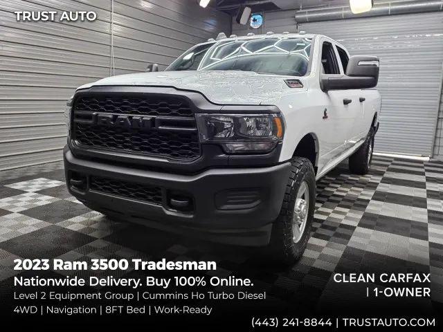 2023 Ram 3500 Tradesman Crew Cab 4x4 8' Box for sale in Sykesville, MD
