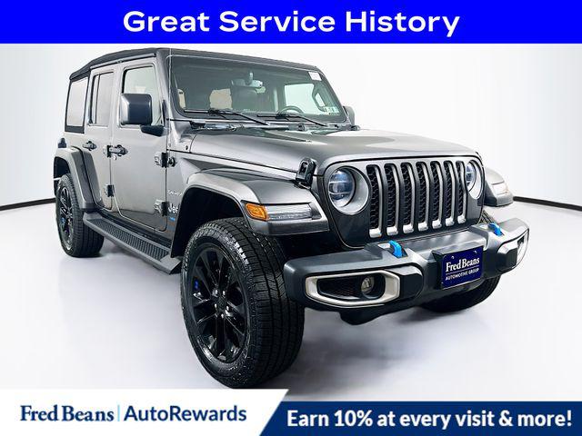 2022 Jeep Wrangler 4xe Unlimited Sahara 4x4 for sale in Doylestown, PA