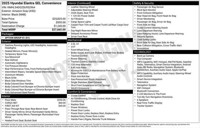 2025 Hyundai Elantra SEL Convenience for sale in FORT WORTH, TX