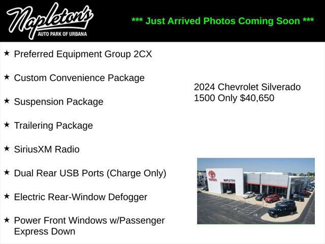 2024 Chevrolet Silverado 1500 4WD Crew Cab Short Bed Custom Trail Boss for sale in URBANA, IL