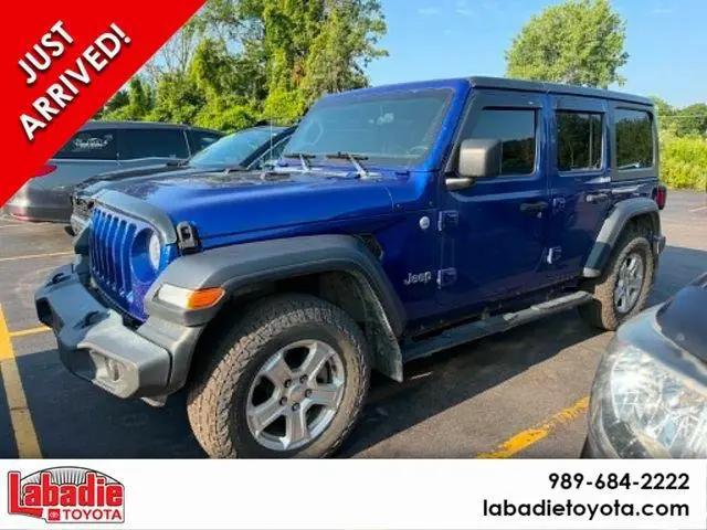 2019 Jeep Wrangler Unlimited Sport S 4x4 for sale in Bay City, MI