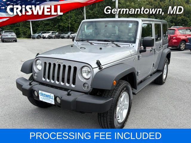 2018 Jeep Wrangler JK Unlimited Sport S 4x4 for sale in Germantown, MD