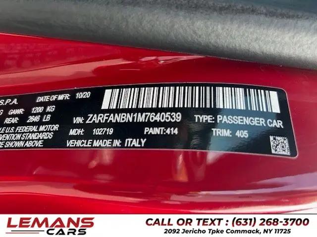 2021 Alfa Romeo Giulia Ti Sport AWD