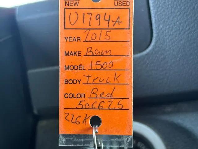 2015 Ram 1500 SLT