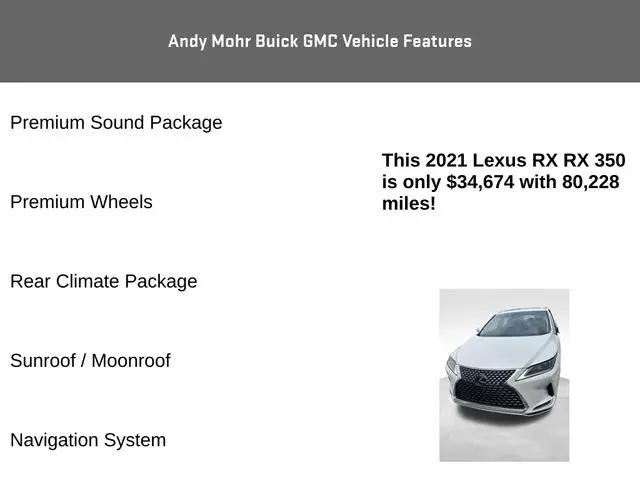2021 Lexus RX 350 RX 350