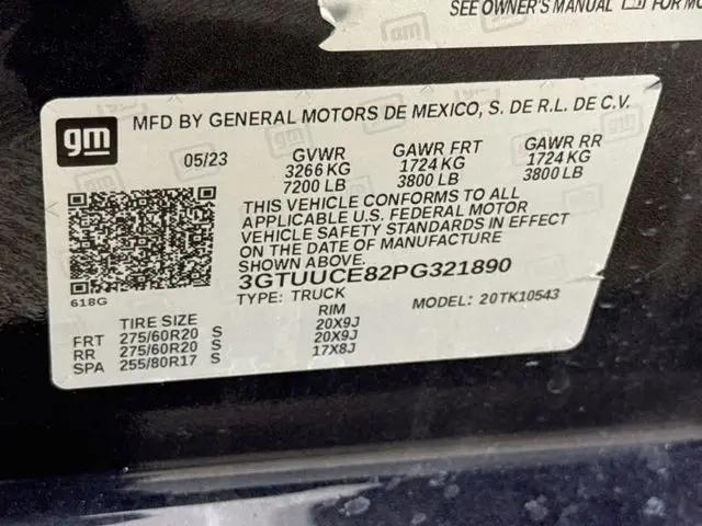 2023 GMC Sierra 1500 4WD Crew Cab Short Box Elevation with 3SB