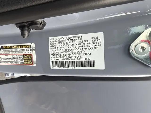 2026 Honda Ridgeline Black Edition