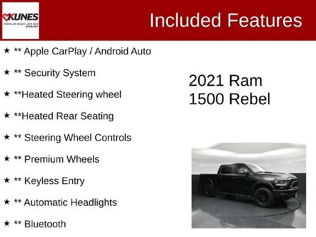 2021 Ram 1500 Rebel Crew Cab 4x4 57 Box