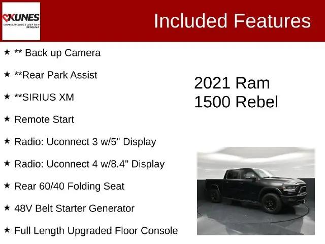 2021 Ram 1500 Rebel Crew Cab 4x4 57 Box