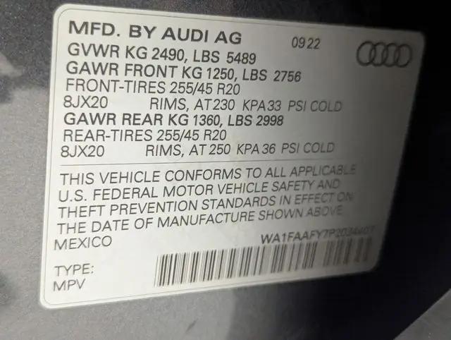 2023 Audi Q5 Prestige 45 TFSI S line quattro S tronic