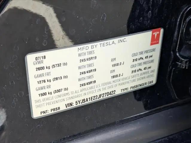 2018 Tesla Model S 75D