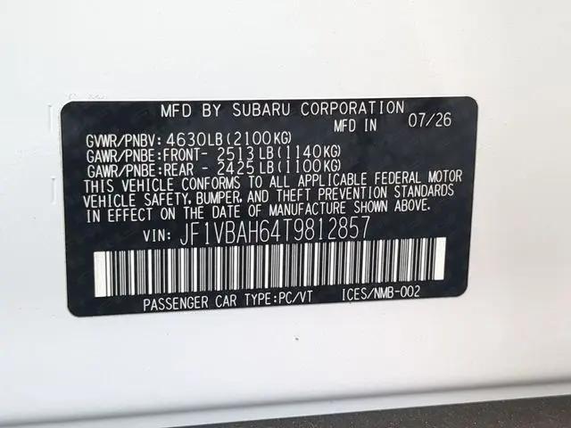 2026 Subaru WRX Premium