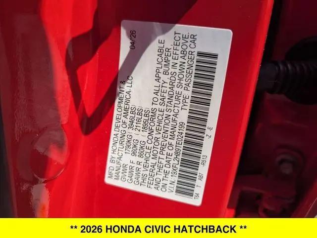 2026 Honda Civic Sport