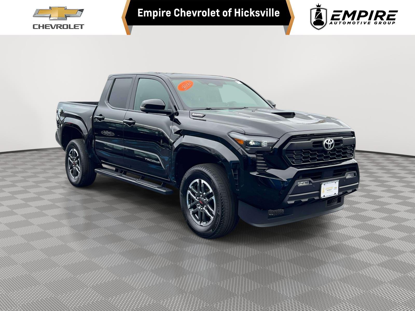 Black 2024 Toyota Tacoma Pickup Truck Four-Wheel Drive 8-Speed Automatic