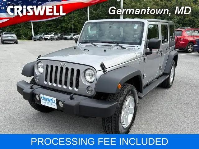 2018 Jeep Wrangler JK Unlimited Sport S 4x4 for sale in Germantown, MD