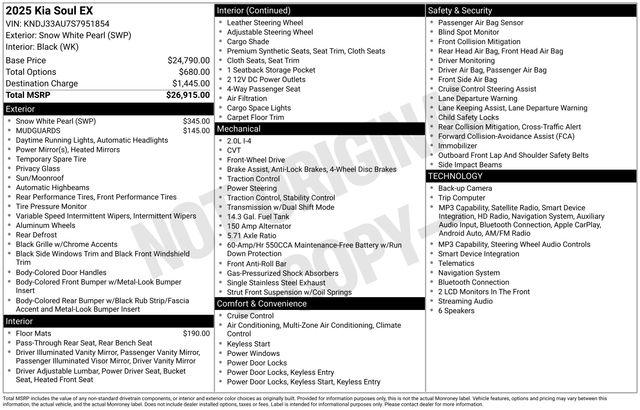 Used 2025 Kia Soul EX For Sale in Olive Branch, MS