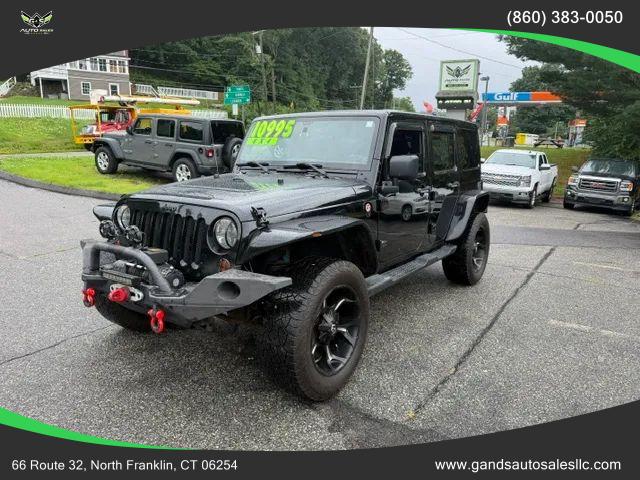 2012 Jeep Wrangler Unlimited Sahara for sale in North Franklin , CT
