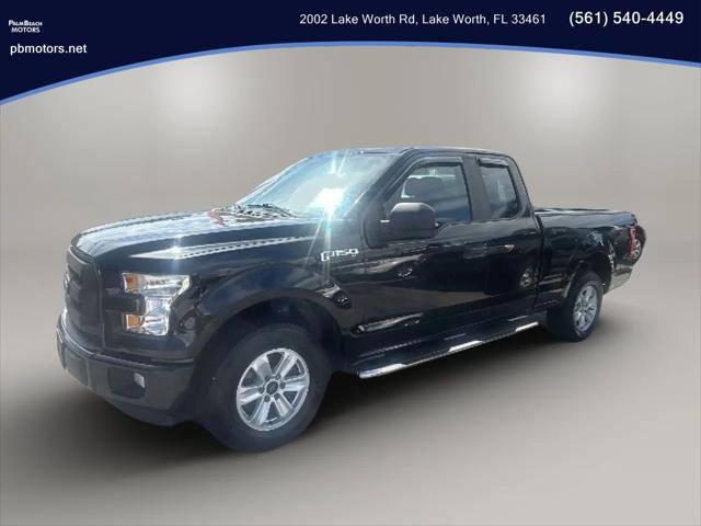 Black 2016 Ford F-150 Pickup Truck 4X2 6-Speed Automatic