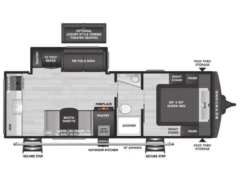 2027 Keystone RV Bullet Crossfire 245RKSWE TRAVEL TRAILER