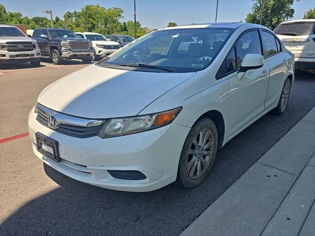 2012 Honda Civic EX for sale in BROKEN ARROW, OK