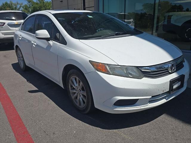 2012 Honda Civic EX for sale in BROKEN ARROW, OK