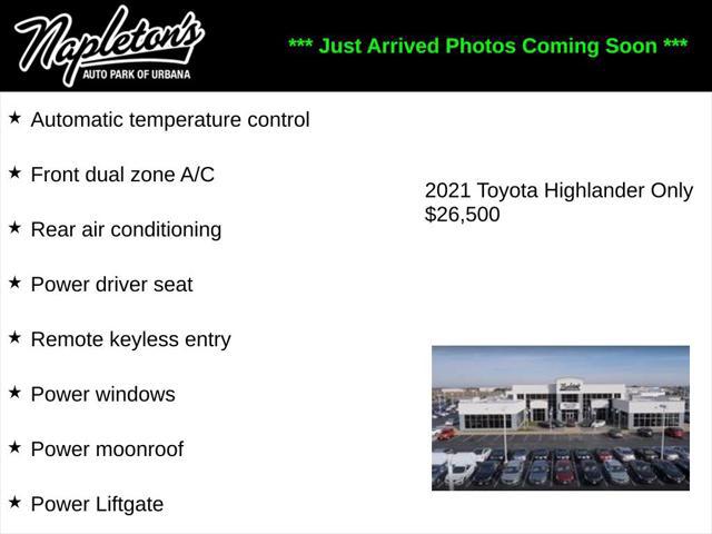 2021 Toyota Highlander XLE for sale in URBANA, IL