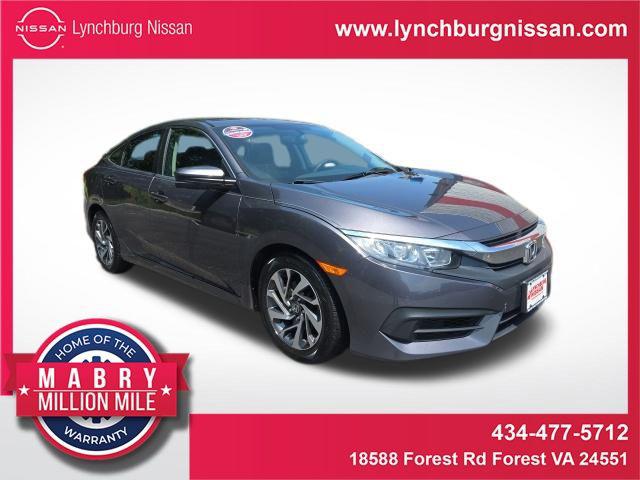 2016 Honda Civic EX for sale in Madison Heights, VA