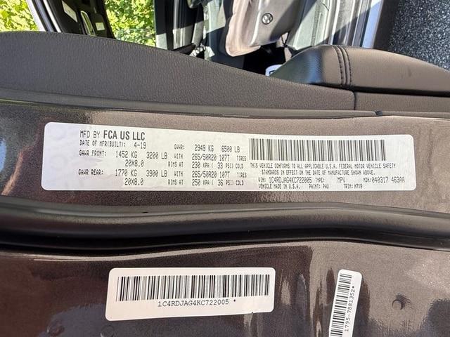 2019 Dodge Durango SXT AWD