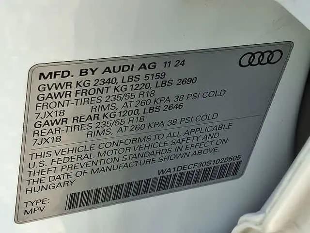 2025 Audi Q3 Premium 45 TFSI S line quattro Tiptronic