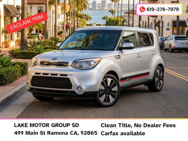 Bright Silver 2014 Kia Soul Wagon Front-Wheel Drive Automatic