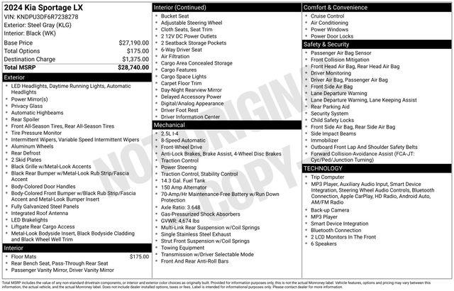 2024 Kia Sportage LX for sale in Kaneohe, HI