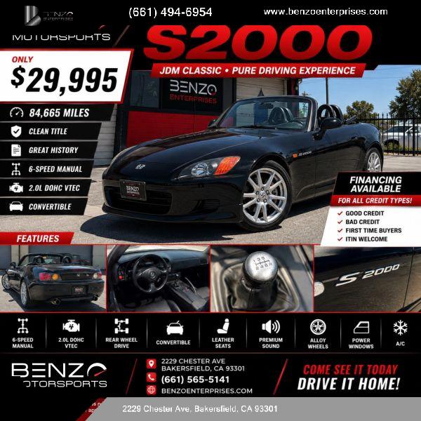 2001 Honda S2000 Base for sale in Bakersfield, CA