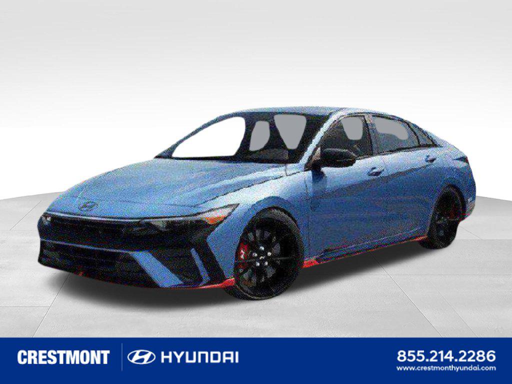 Performance Blue 2026 Hyundai Elantra N Sedan Front-Wheel Drive 8-Speed Automatic Overdrive