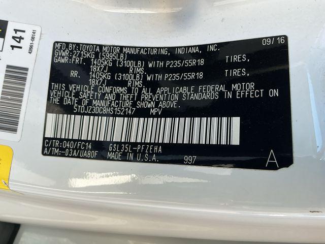 2017 Toyota Sienna LE 7 Passenger