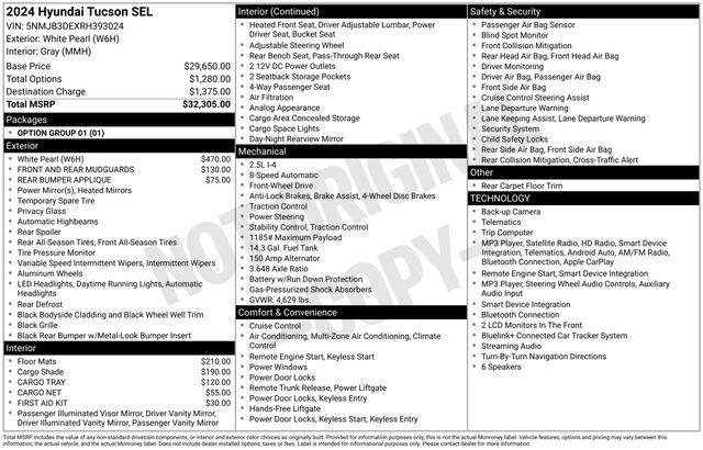 Used 2024 Hyundai Tucson SEL For Sale in Olive Branch, MS