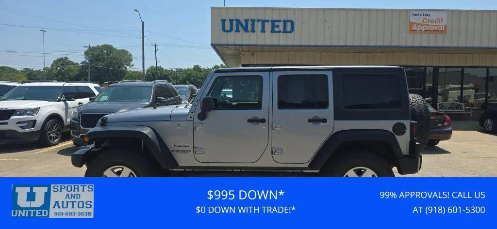 2017 Jeep Wrangler Unlimited Sport for sale in Muskogee, OK
