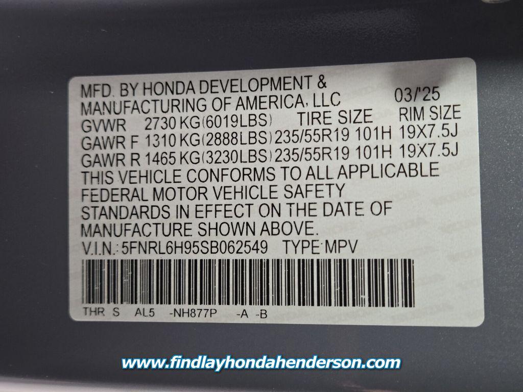 2025 Honda Odyssey Elite - Photo 14