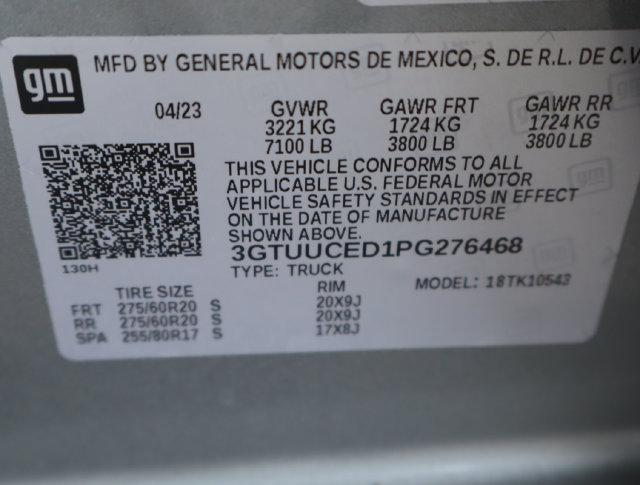 2023 GMC Sierra 1500 4WD Crew Cab Short Box Elevation with 3SB
