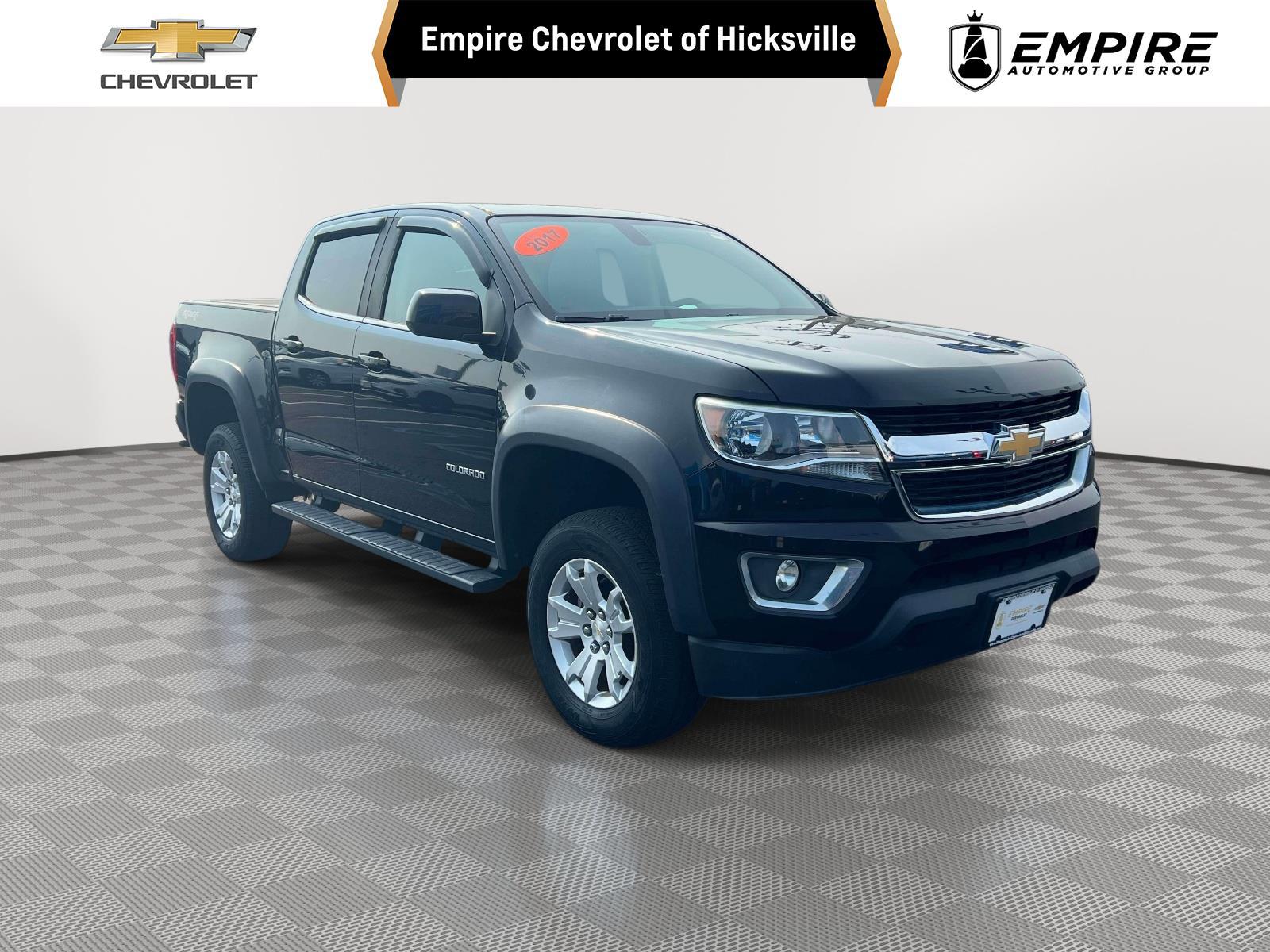 Black 2017 Chevrolet Colorado Pickup Truck Four-Wheel Drive 8-Speed Automatic